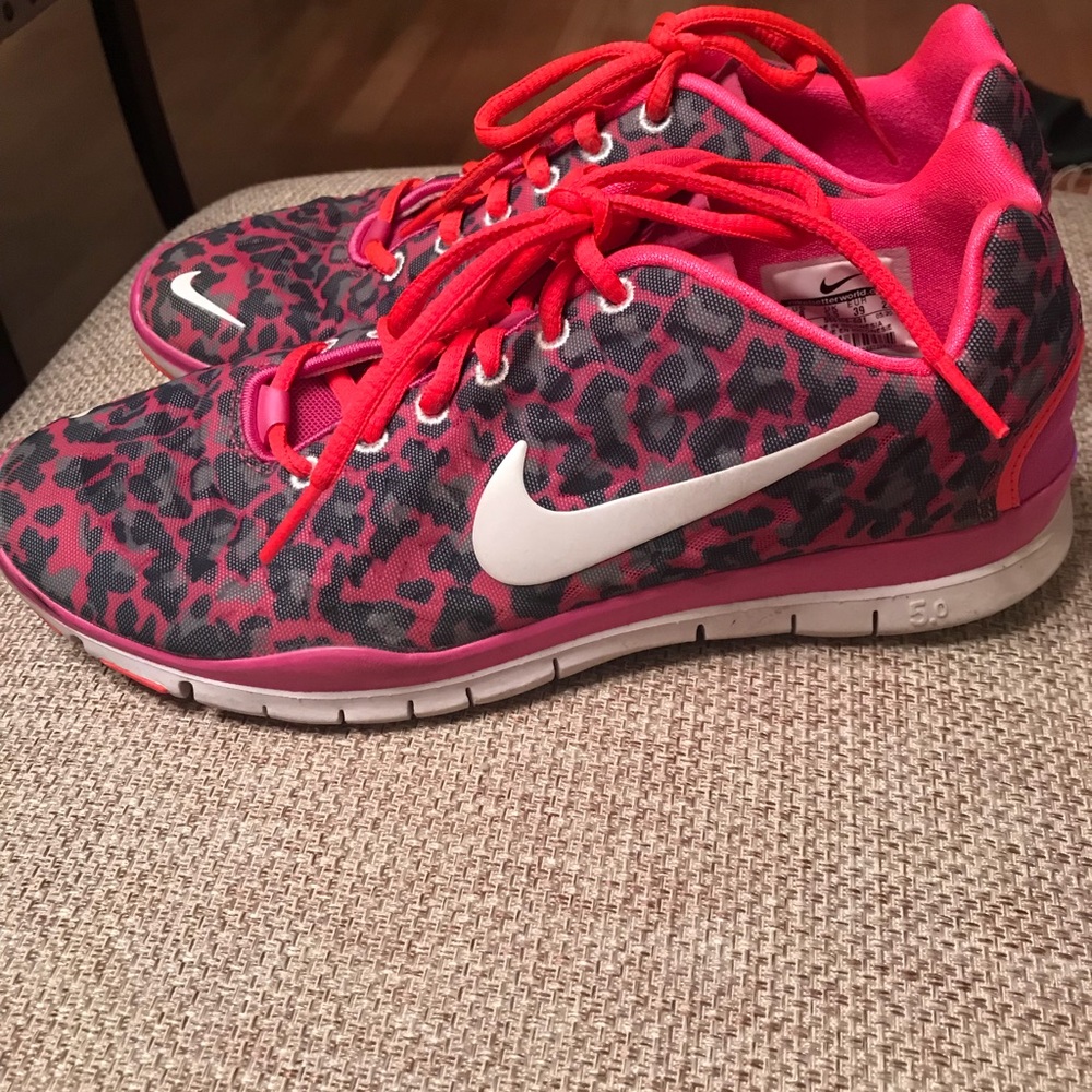 🔥🔥Nike Free Tr 3 Fit Print Cheetah Leopard Shoe